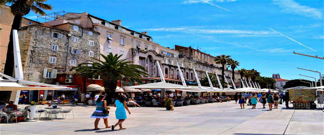 One day in Split Croatia Riva Promenade