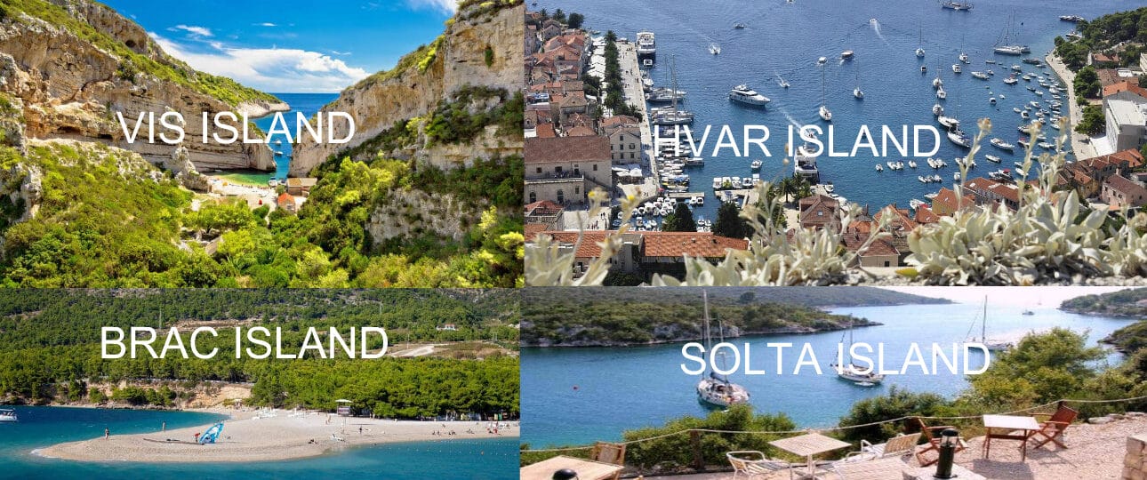 Central Dalmatia islands